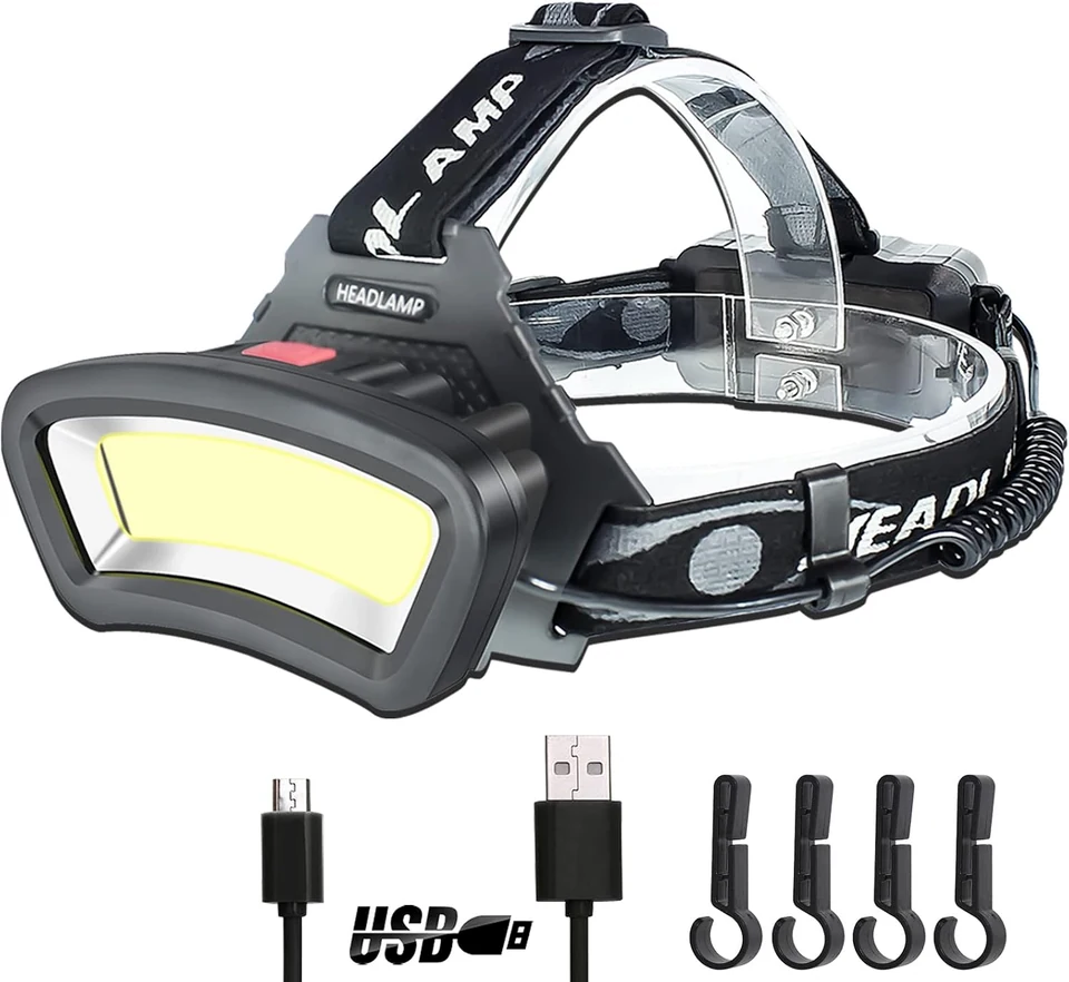 C01 · COB floodlight headlamp, view 1