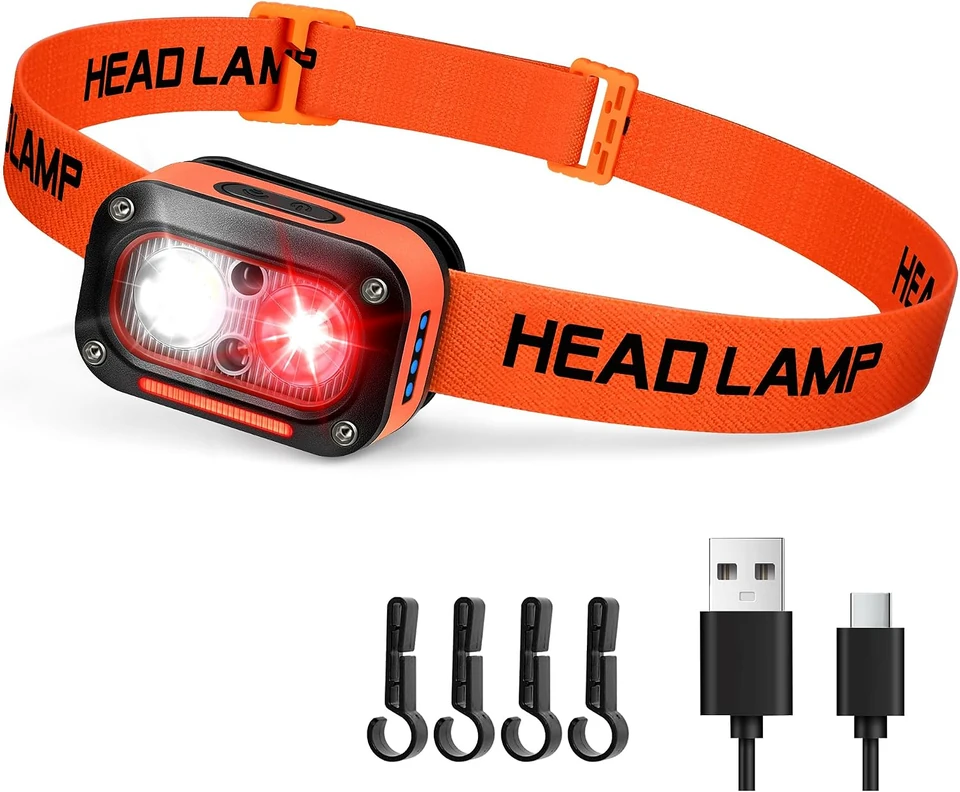DARKBEAM white and red headlamp